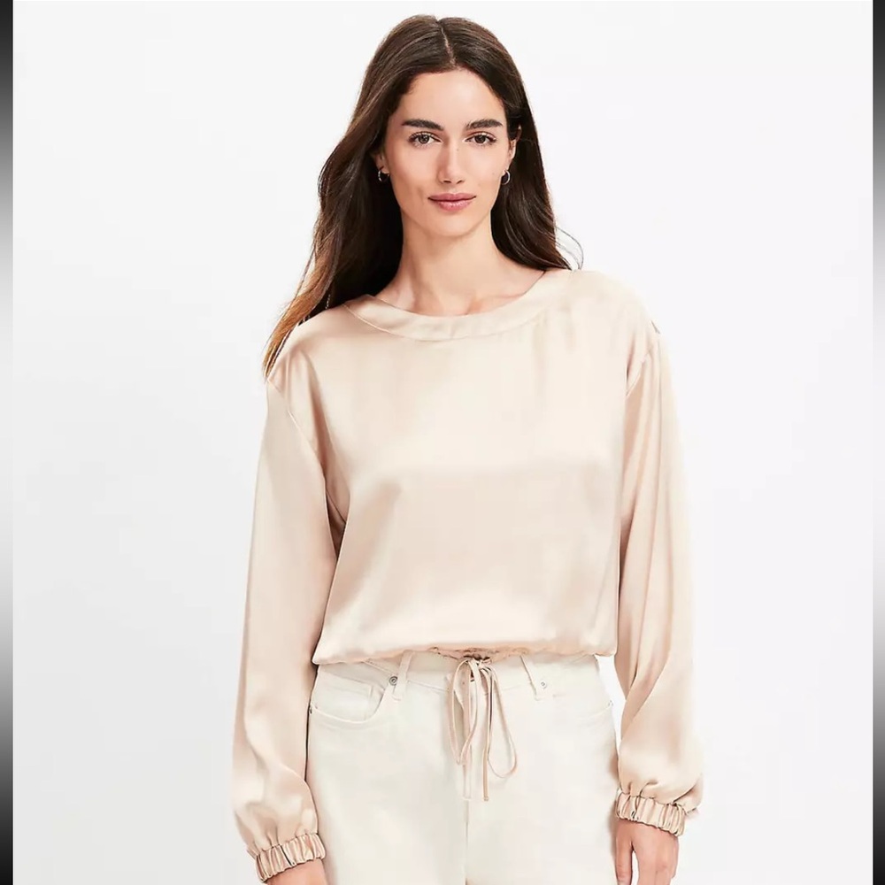 Ann Taylor LOFT Satin Blouse